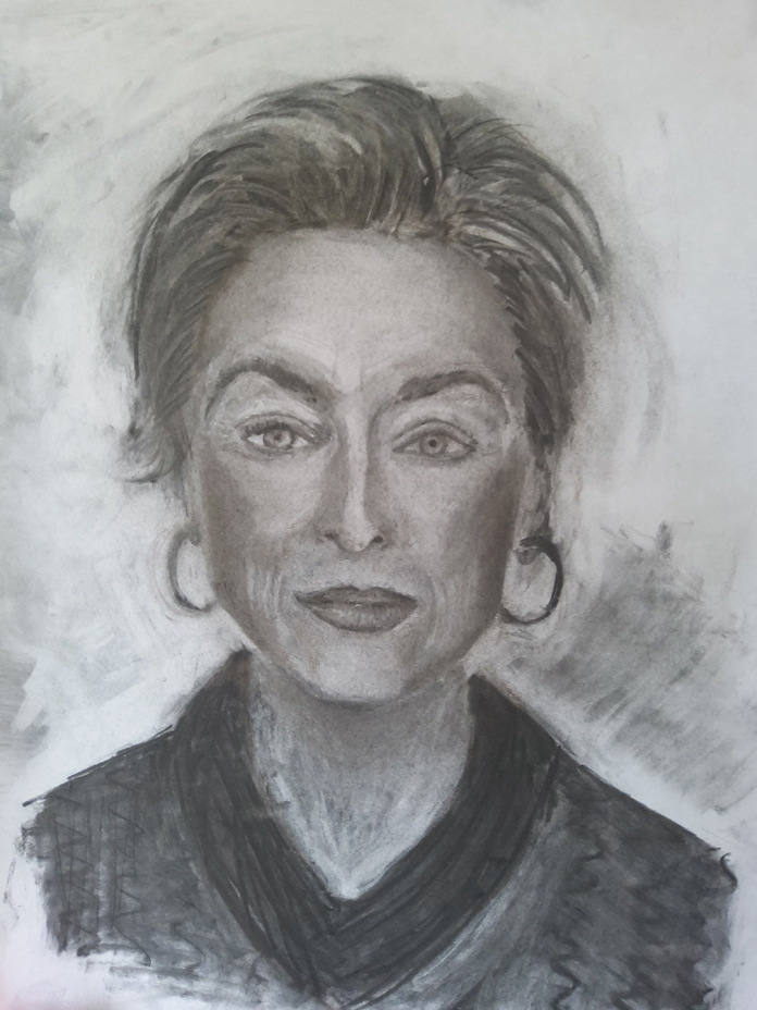 Drawing of actor